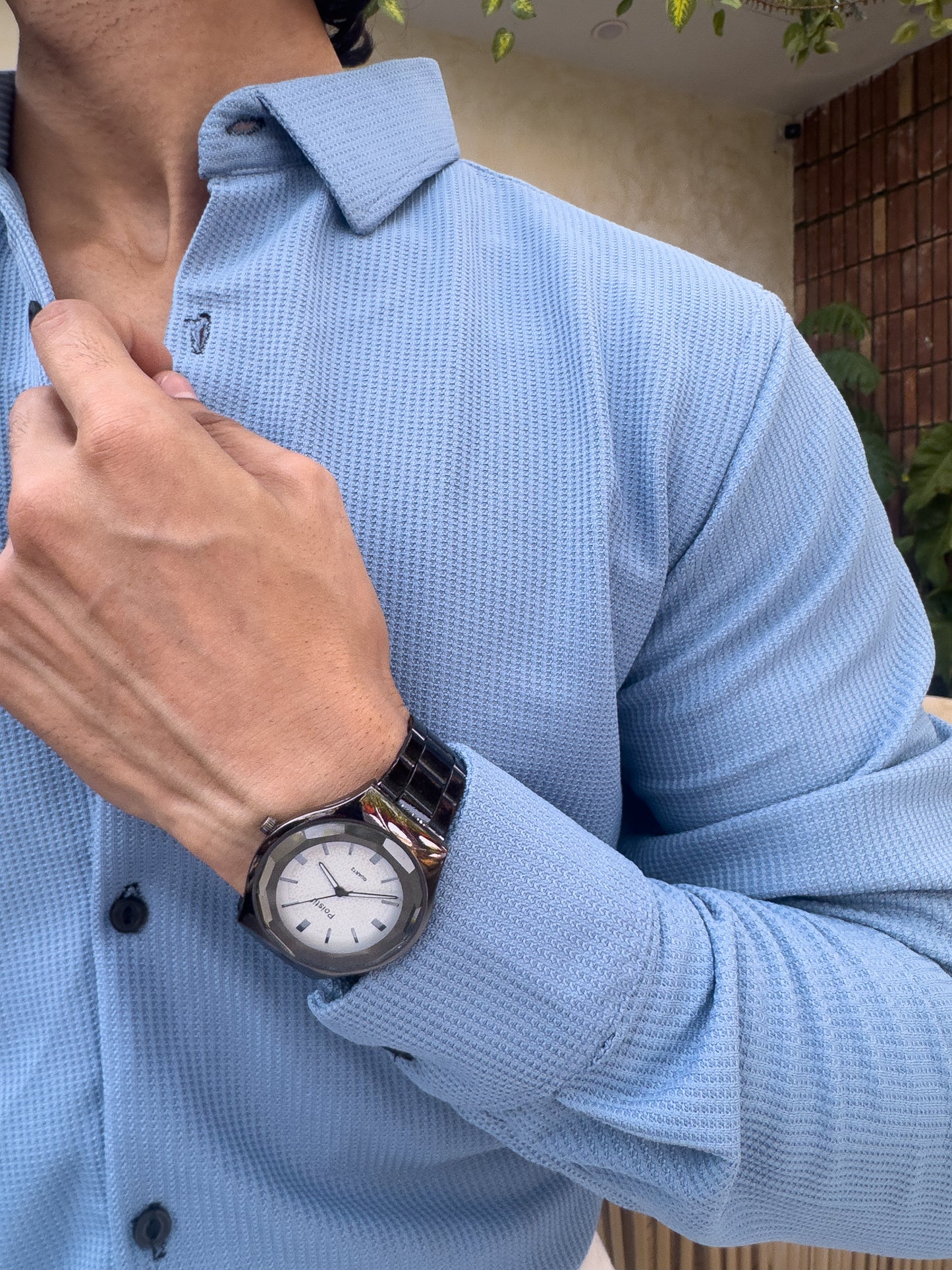 Dusty Blue shirt