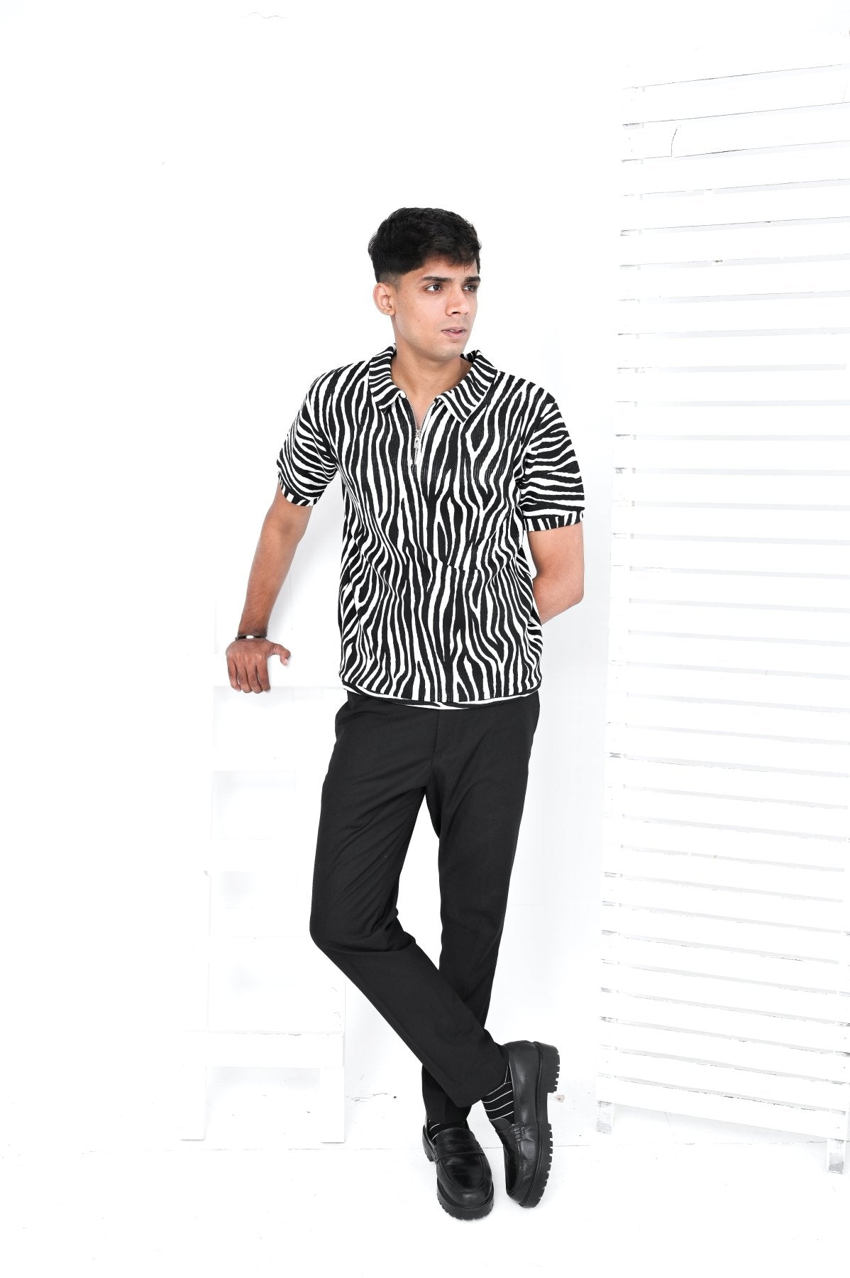 Zebra Lines Polo - Wear Zayra